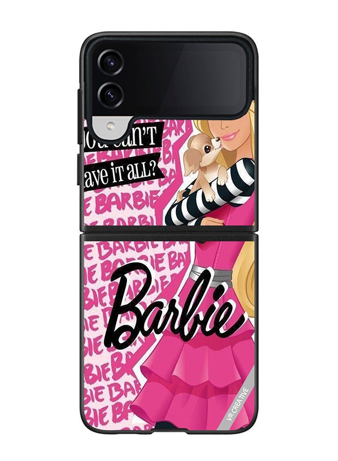 VR CREATIVE Protective Case Cover For Samsung Galaxy Z Flip4 Who Says Design Multicolour - Image 1