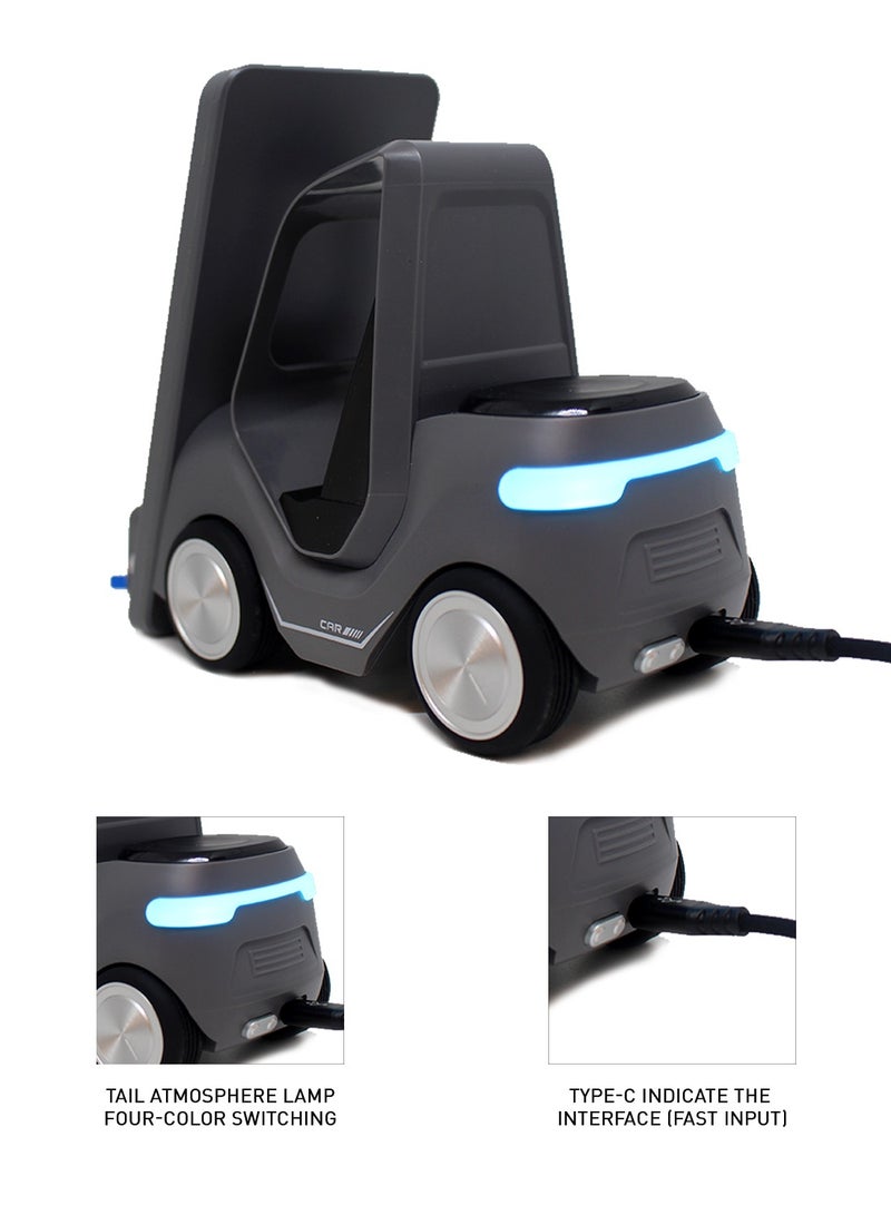 ماكس آند ماكس شاحن لاسلكي 5 في 1 - محطة شحن سريعة للهواتف المحمولة وسماعات الأذن والساعات الذكية - Image 2