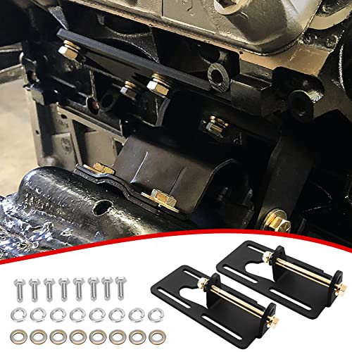 Endxedo LS Conversion Engine Swap Mounts - Endxedo Adjustable Swap Motor Conversion Bracket for 1973-1998 Square Body for OBS Chevy GMC Truck 1988-1998 LS1 2WD Small Block LS Swap - Image 2