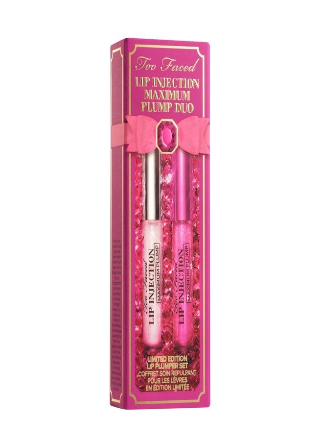 Too FacedCosmetics - TOO FACED Lip Injection Maximum Plump Lip Gloss Duo 4g - Image 1