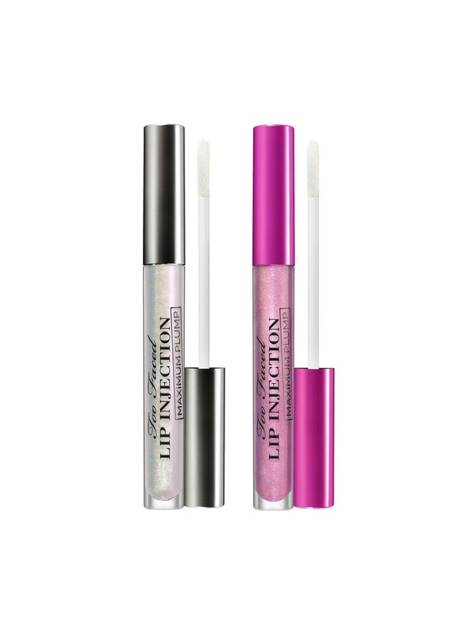 Too FacedCosmetics - TOO FACED Lip Injection Maximum Plump Lip Gloss Duo 4g - Image 1