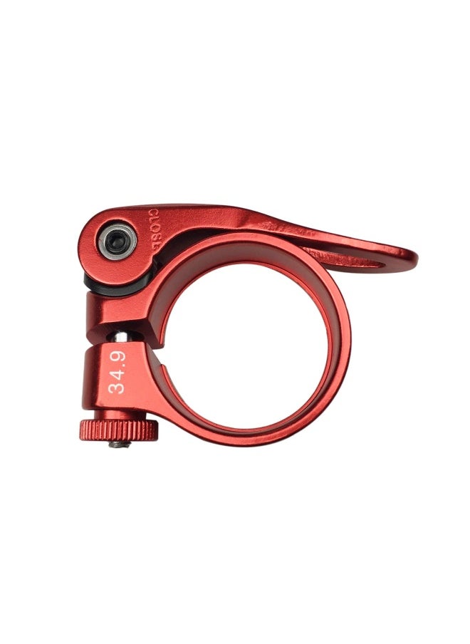 Generic Platt  Bike Seat Post Clamp Aluminium Alloy Bicycle Quick Release Seatpost Collar 28.6Mm 31.8Mm 34.9Mm  - Image 5