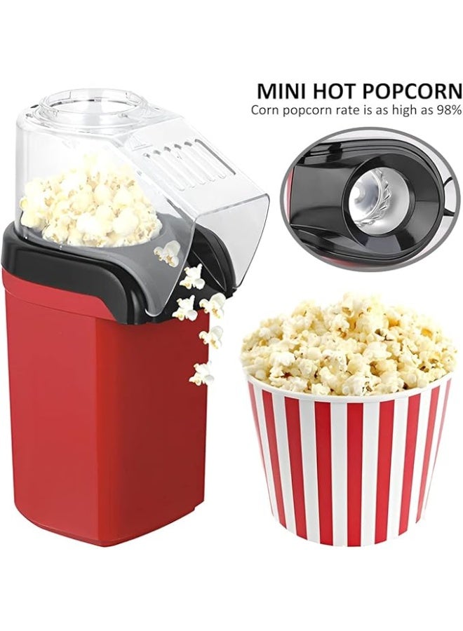 DUNISO Hot Air Popcorn Machine, Mini Electric Kids Kitchen Toy, Can Quickly Make Healthy Food In 2-3 Minutes, Oil-Free And Bpa-Free, Suitable For Home Theaters And Parties - Image 5