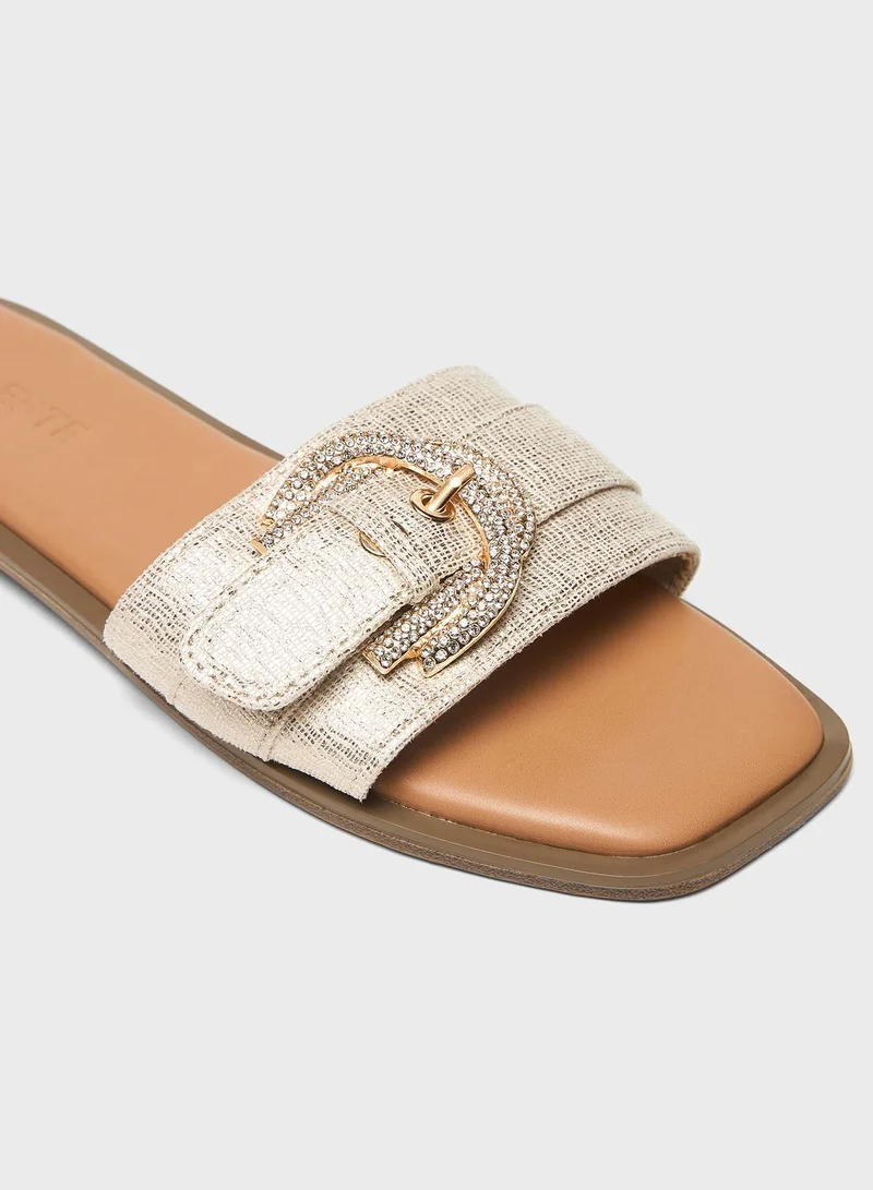 Celeste Multi Strap Flat Sandals
