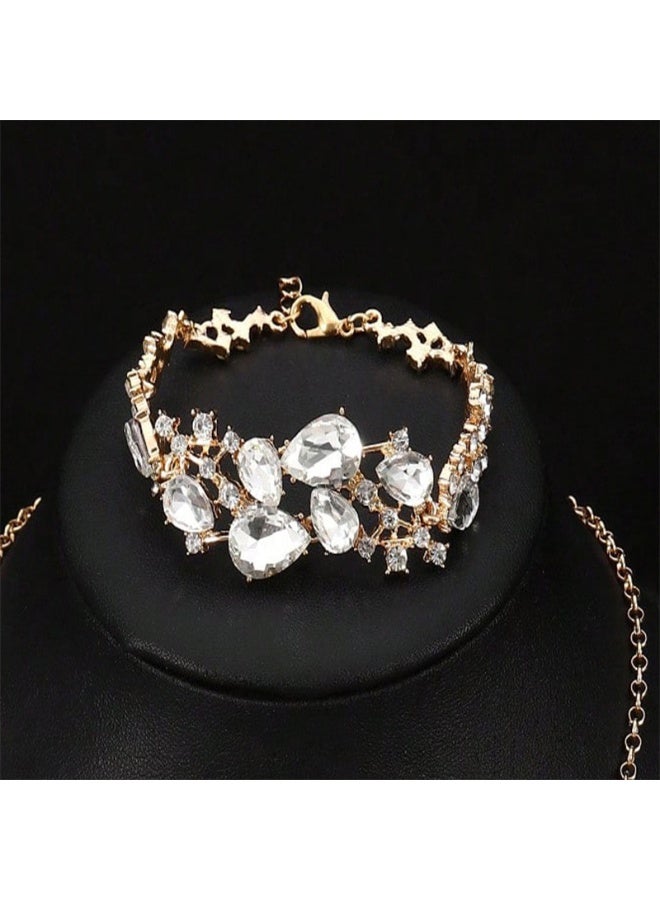 NIBEMINENT Vintage Charm Bracelet - Luxurious Wedding Jewelry