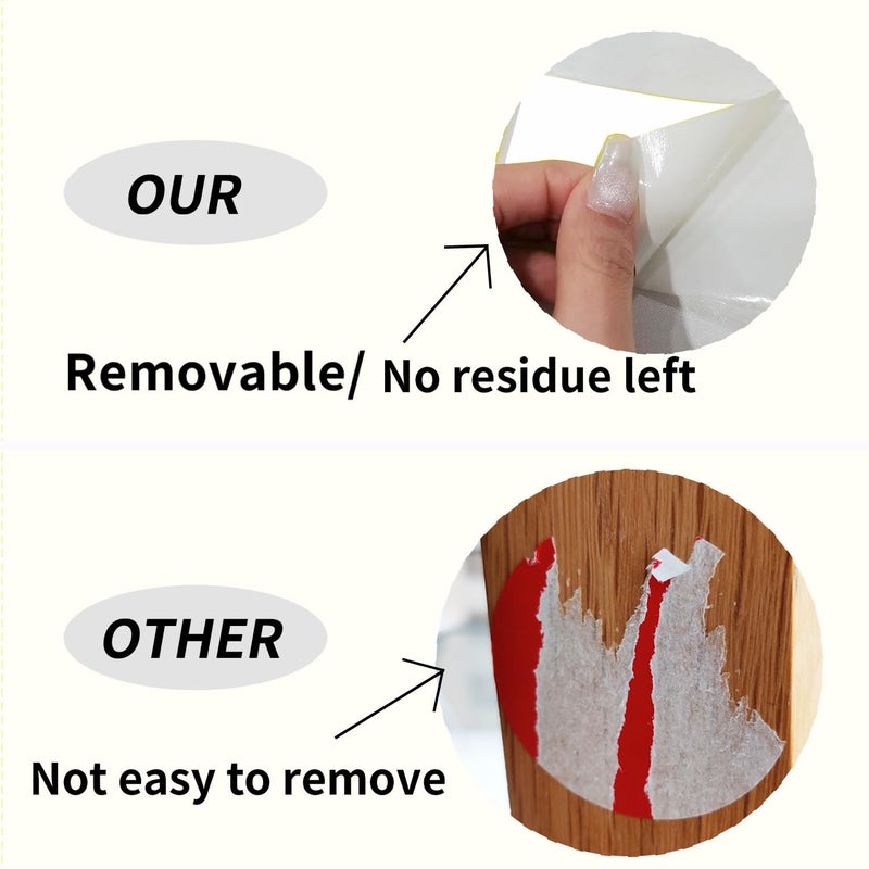 STARLIBOO Colored Labels Stickers 3 x 2 Inch, Removable Rectangle Moving Labels Stickers, 250Pcs Garage Sale Price Stickers, Adhesive Moving Labels for Boxes White - Image 3