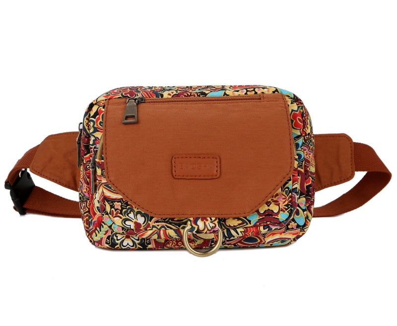 BAOSHA YB-02 Waist Bag Sports Fanny Pack Bum Bag for Women Multicoloured (Multicolour) - Image 1