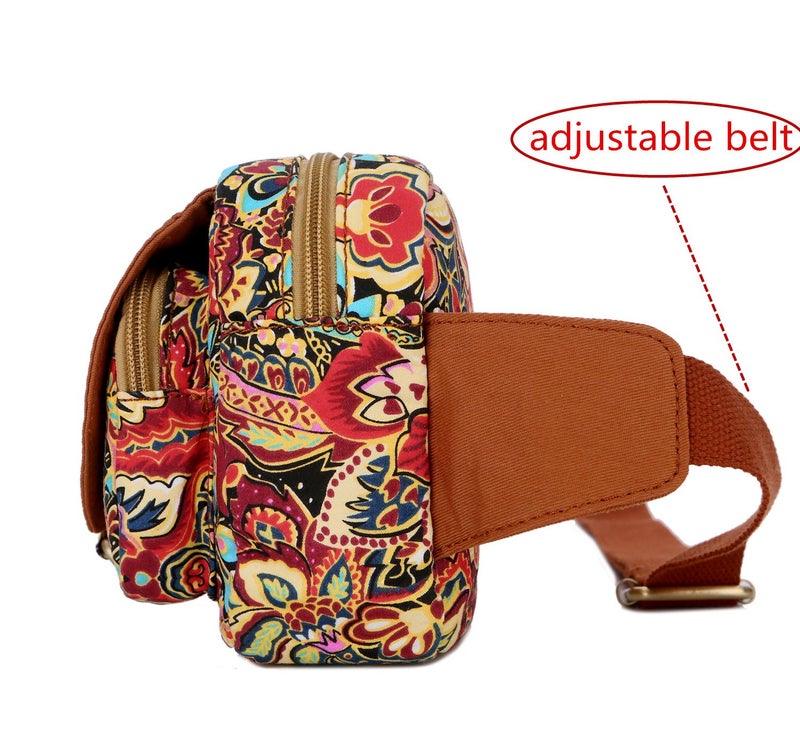 BAOSHA YB-02 Waist Bag Sports Fanny Pack Bum Bag for Women Multicoloured (Multicolour) - Image 4