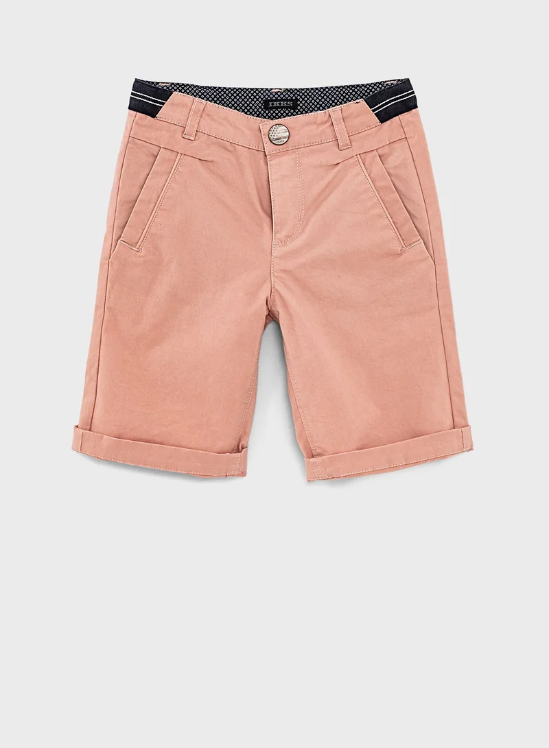 IKKS Kids Elasticated Waistband Shorts
