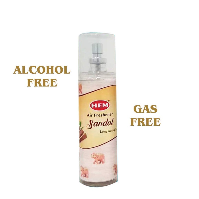 HEM Air Freshener Anti Stress and Sandal Home Dcor Item Room Freshner Long Lasting Air Freshner Gas Free Alcohol Free Water based 200 ml 1500 Sprays - Image 2