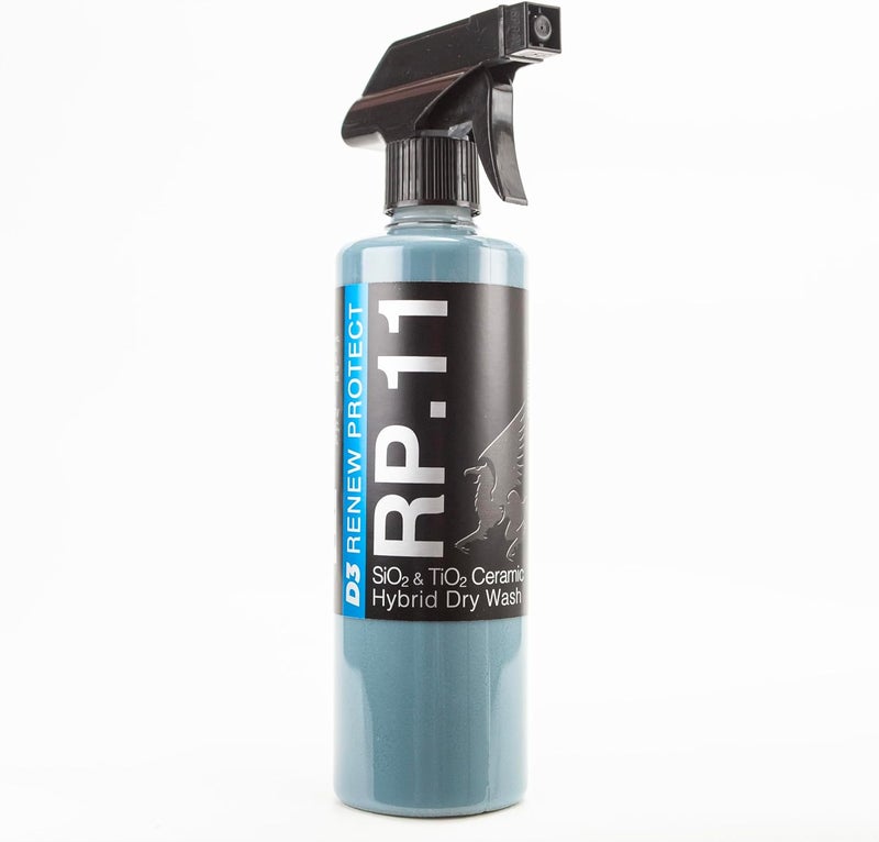 Renew Protect RP.11 Detailer 16oz- Strongest Detailing Spray & Dry-Wash, Ceramic-Hybrid Formula, Color Depth + Gloss Finish, Quartz & Titanium Ceramics, Fine Polish & High-Grade Carnauba - Image 1