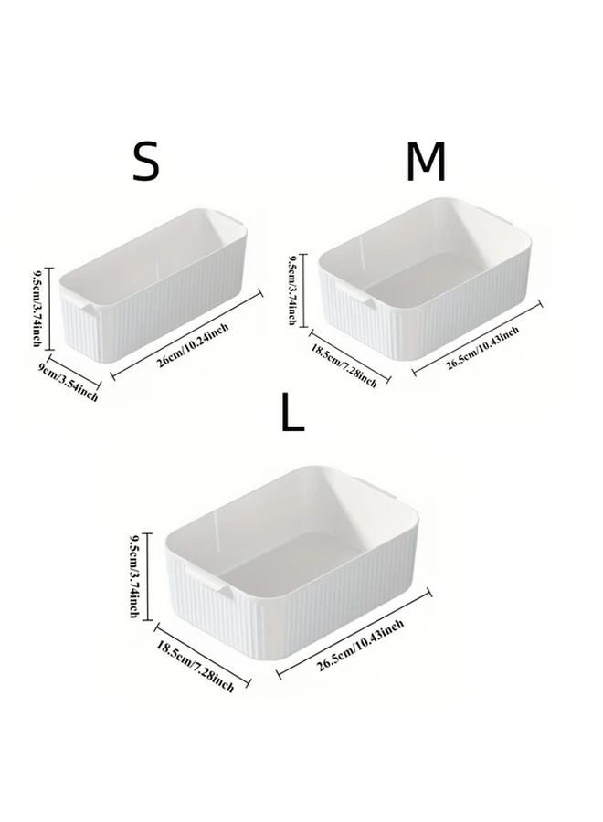 صندوق تخزين متعدد الاستخدامات بمقابض شفاف ثقيل للمطبخ والحمام - Image 4