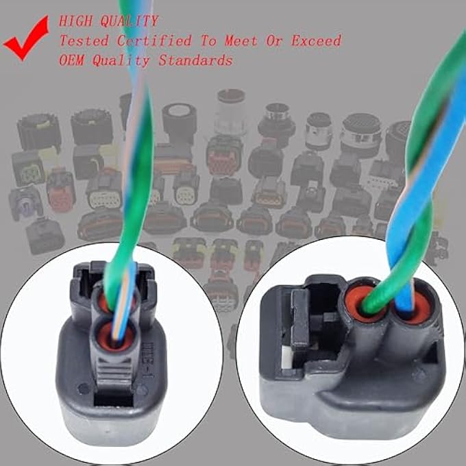 IXGKHC Alternator Harness Connector Plug 2015-2017 Replacement for Chrysler 200,2015-2022 Ram ProMaster City & Fiat 500X 2.4L,2014-2022 Replacement for Jeep Cherokee Compass Renegade 56029624AB 56029624AA - Image 1