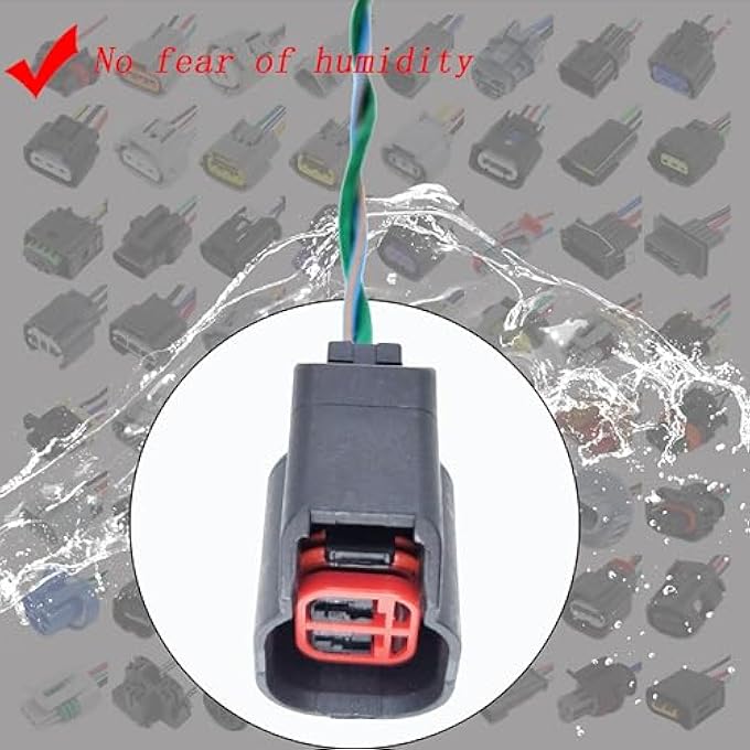 IXGKHC Alternator Harness Connector Plug 2015-2017 Replacement for Chrysler 200,2015-2022 Ram ProMaster City & Fiat 500X 2.4L,2014-2022 Replacement for Jeep Cherokee Compass Renegade 56029624AB 56029624AA - Image 3