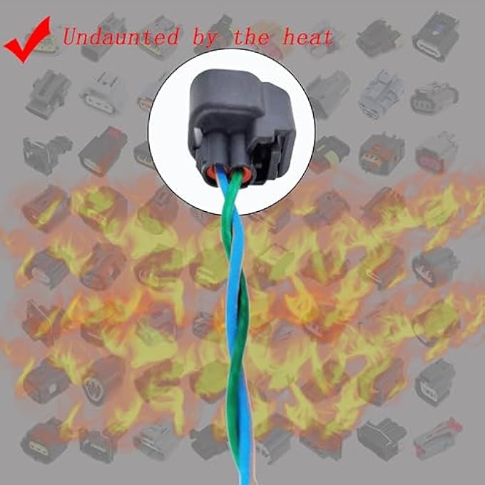 IXGKHC Alternator Harness Connector Plug 2015-2017 Replacement for Chrysler 200,2015-2022 Ram ProMaster City & Fiat 500X 2.4L,2014-2022 Replacement for Jeep Cherokee Compass Renegade 56029624AB 56029624AA - Image 4