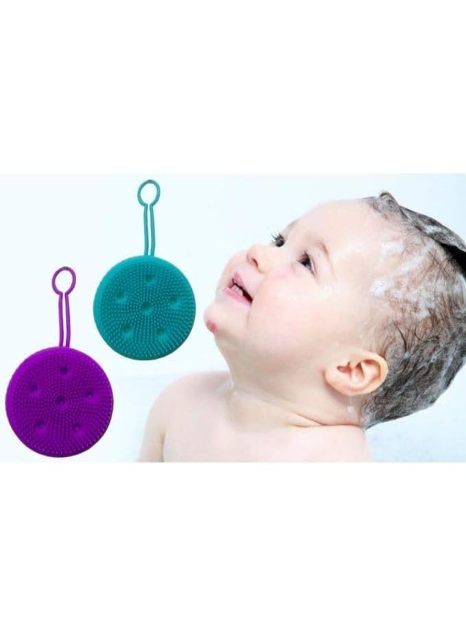 Double Sided Silicone Bath Loofah - Gentle and Effective Skin Cleansing - Image 1
