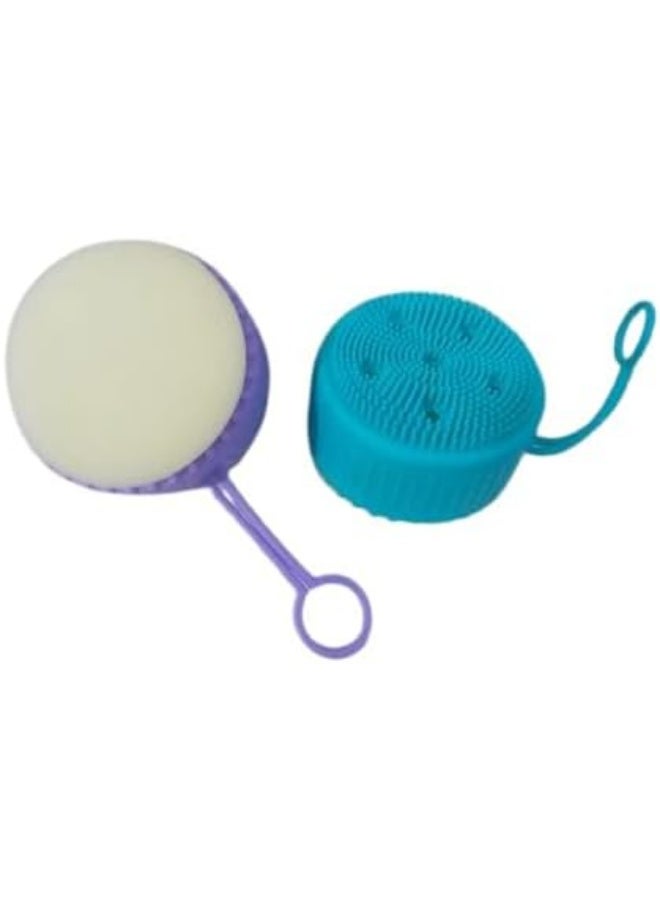 Double Sided Silicone Bath Loofah - Gentle and Effective Skin Cleansing - Image 4