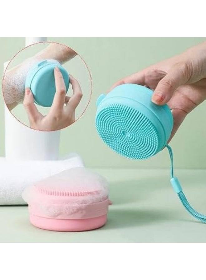 Double Sided Silicone Bath Loofah - Gentle and Effective Skin Cleansing - Image 2