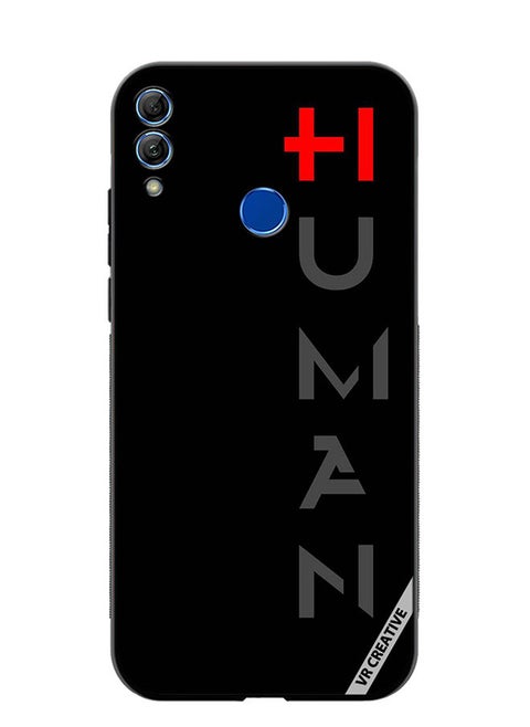 Protective Case Cover For Honor 10 Lite Black Design Multicolour