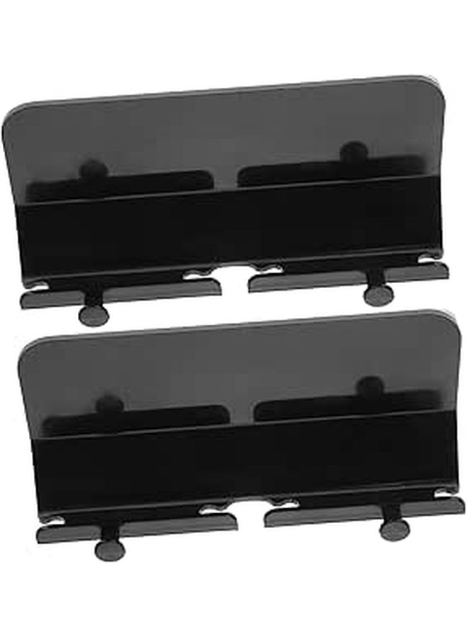 Black Self Adhesive Wall Phone Charger Holder No Drill for Smartphones Tablet - Image 1