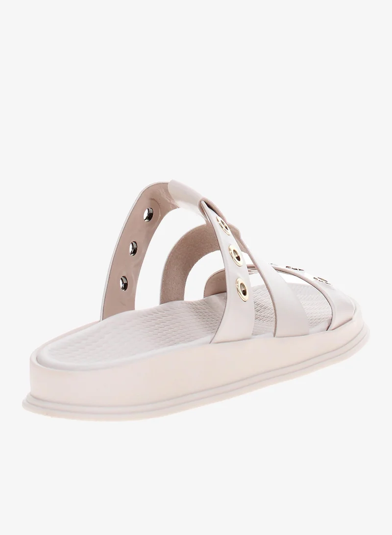 Moleca Off White Moleca Women’s Flat Summer Footwear – Lightweight Slip-On Comfort with Stylish Casual Design for Women | Best Price UAE