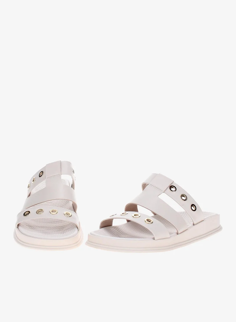 Moleca Off White Moleca Women’s Flat Summer Footwear – Lightweight Slip-On Comfort with Stylish Casual Design for Women | Best Price UAE