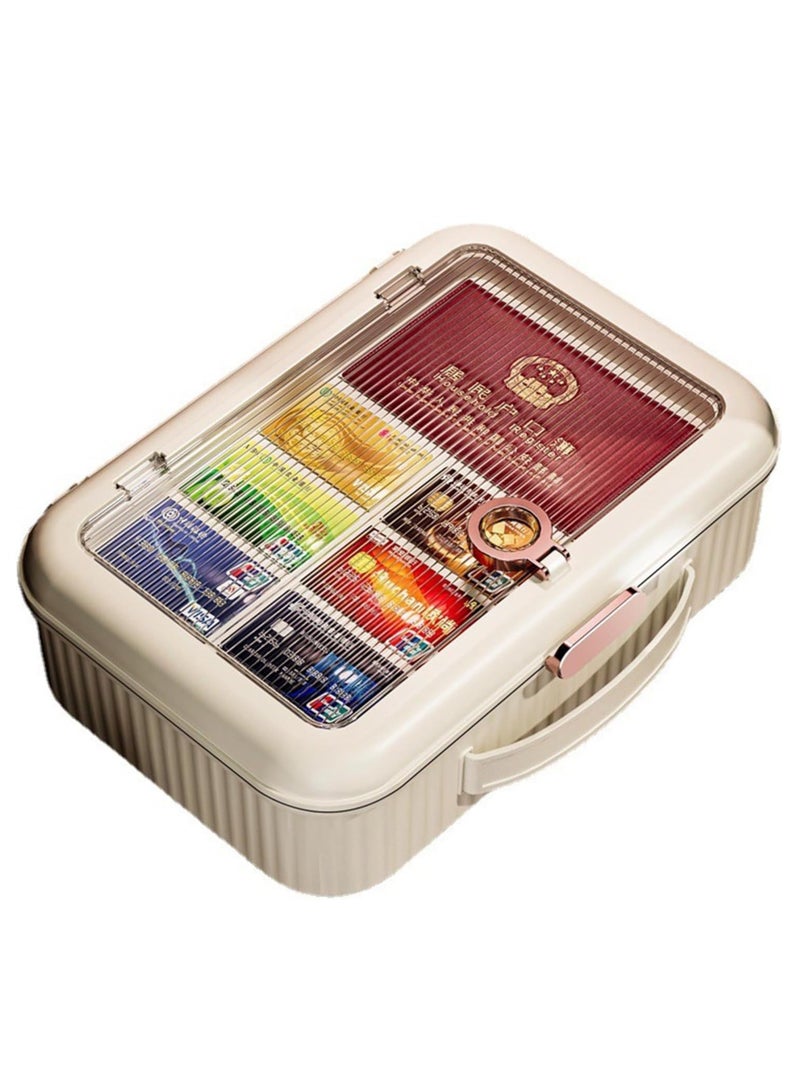 KASTWAVE Money Briefcase Filing Folder, File Folder Organizer, Fireproof Expanding File Folder, Document Organizer Briefcase Business Filing Bag, Storage Document Organizer Folder for Documents and File - Image 4