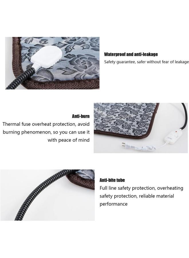 KOWVOWZ Pet Heating Pad - Electric Heated Bed Mat for Cats and Dogs - Image 3