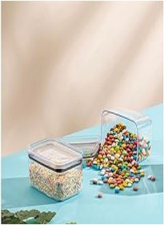 Food box storage lid with silicon seal food container set acrylic box 1L 1 piece