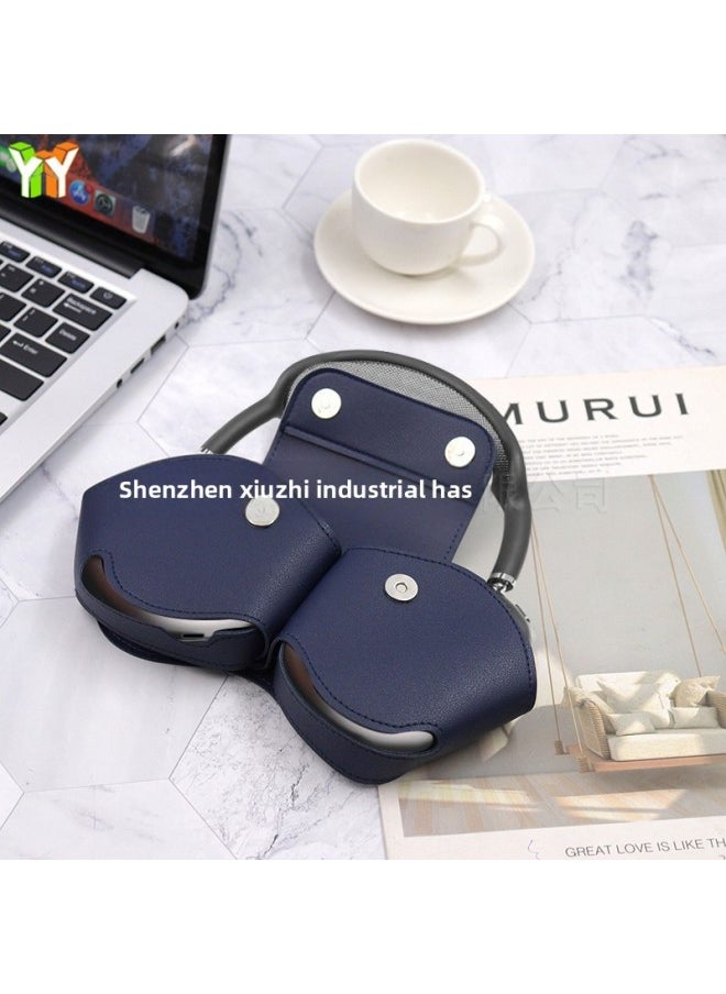 Generic - Headset Bluetooth Headset Bag Airpods Max Headset Storage Bag Headset Leather Case Customer-made-Color:Red-Applicable Model:airpods Max Model - Image 1