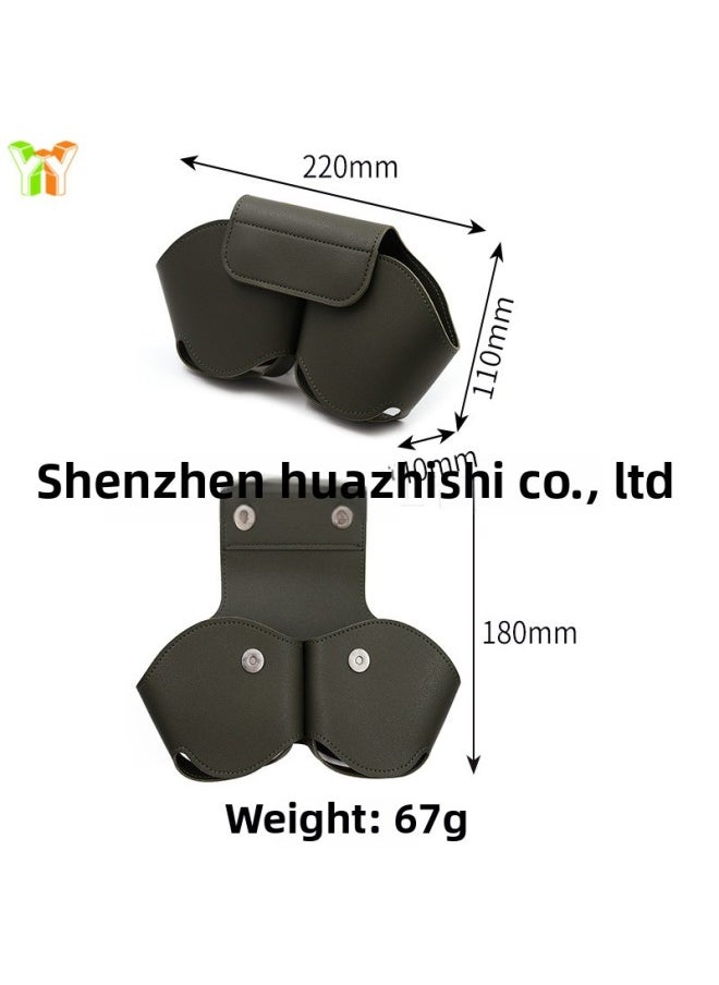 Generic - Headset Bluetooth Headset Bag Airpods Max Headset Storage Bag Headset Leather Case Customer-made-Color:Red-Applicable Model:airpods Max Model - Image 1