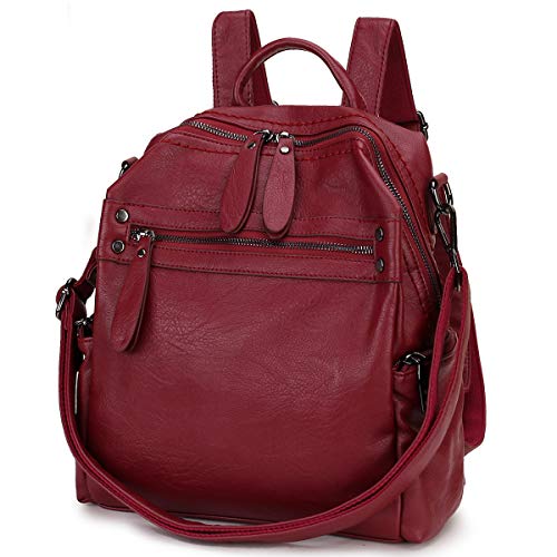 VX VONXURY Backpack Purse for Women, Soft Faux Leather Convertible Travel Daypack for Ladies with Detachable Strap - Image 1