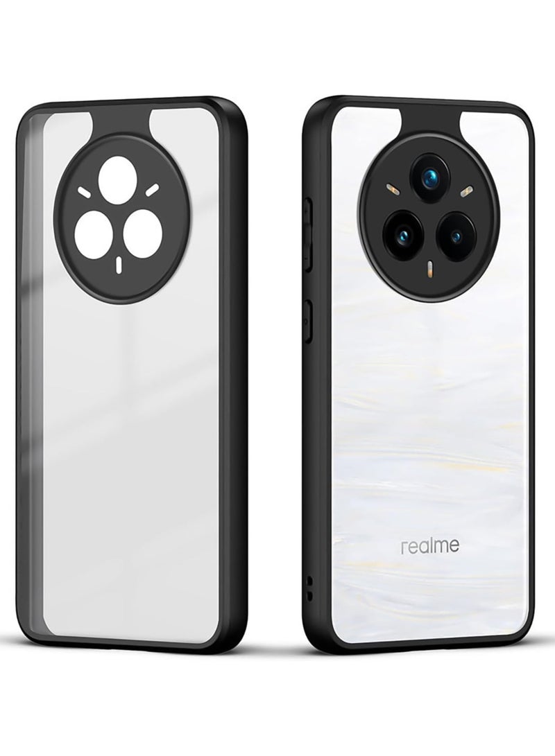 جراب حمايه شفاف مضاد للاصفرار ومقاوم للصدمات متوافق مع Realme 14 Pro  (شفاف) - Image 1