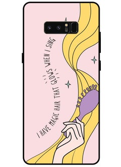 Protective Case Cover For Samsung Galaxy Note 8 Smart Series Printed Protective Case Cover for Samsung Galaxy Note 8 I Have Magic Hair That Glows When I Sing