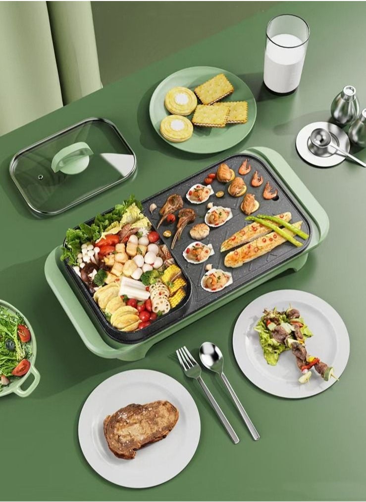 Multifunctional Shabu-Shabu And Roasting Pot Household Electric Hot Pot