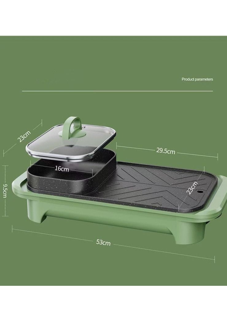 Multifunctional Shabu-Shabu And Roasting Pot Household Electric Hot Pot