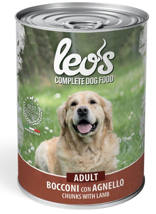 LEOS - Canned Dog Adult Lamb 415 G - Image 1