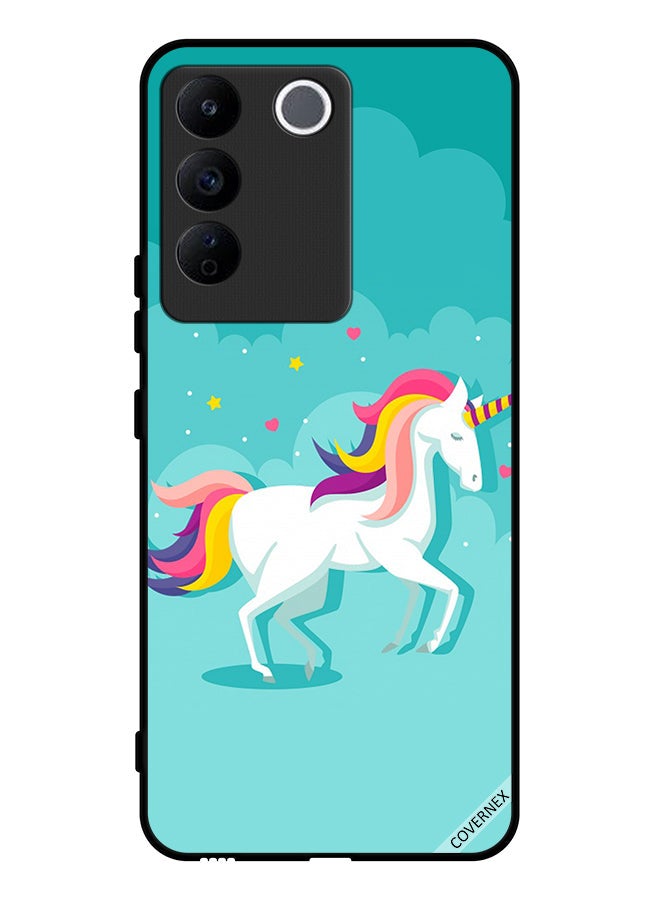 Covernex Protective Case Cover For Vivo V27e Unicorn Walking - Image 1