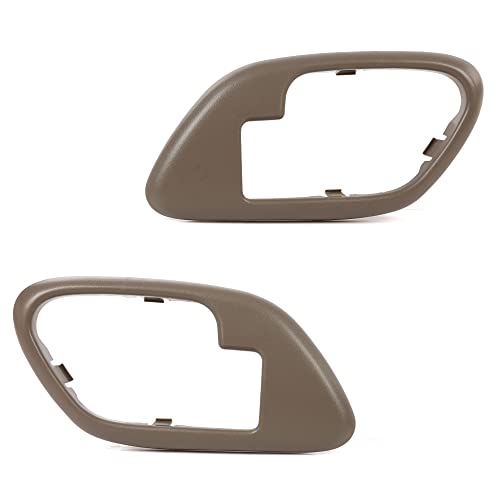 GPLUS G-PLUS Door Handle Trim Set Compatible with 1995-1999 Chevy C1500 Truck/1995-2000 C2500 Truck Interior Door Handle Bezel 2Pc 15708087 15708088 - Image 1