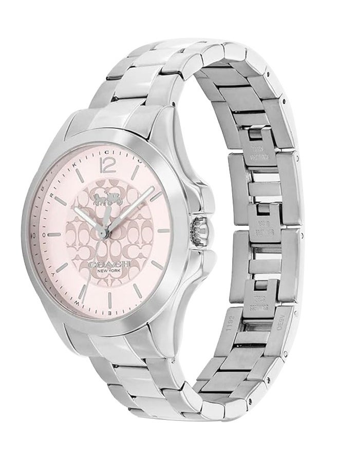 COACH Women's Analog Round Shape Stainless Steel Wrist Watch 14503752 - 25.55 Mm  - Image 2