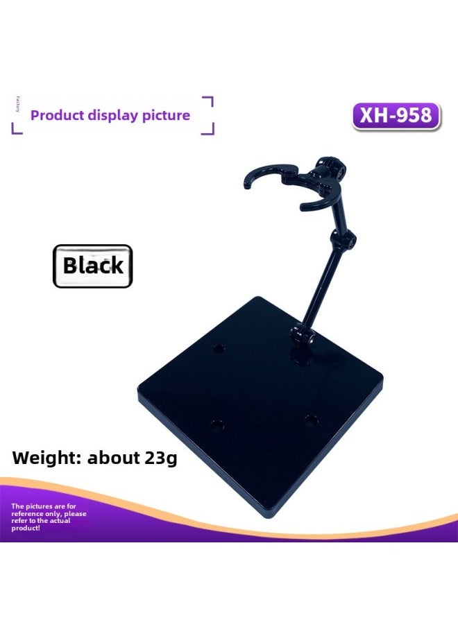 null - HG/RG/BB/SDrobot Soul Bracket Clip Waist Suitable For Gundam Model Hand Doll SHF Saint-Color:Xh-958 Bracket: Black - Image 1
