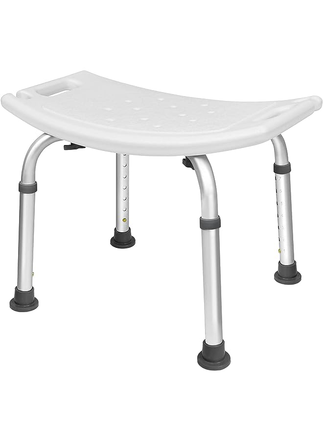 Raxoom Shower Stool Bathroom Stool Height Adjustable 38-53 cm 136 kg - Shower Stool for Seniors, Children, People with Disabilities (Shower Stool Height Adjustable - 2) - Image 1