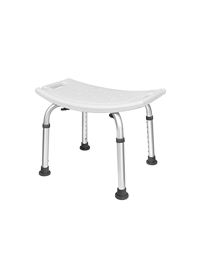 Raxoom Shower Stool Bathroom Stool Height Adjustable 38-53 cm 136 kg - Shower Stool for Seniors, Children, People with Disabilities (Shower Stool Height Adjustable - 2) - Image 2