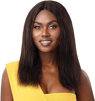 Outre The Daily Wig Unprocessed Human Hair Lace part Wig Wet and Wavy HH NATURAL WAVE 16 NBRN - Image 2