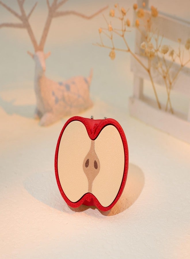 minihope Apple Core Fidget Clicker - PLA Stress Relief Keychain Toy - Fun Fruit Bag Charm for Adults - Clickable Sensory Gadget for Desk or Travel - Image 4