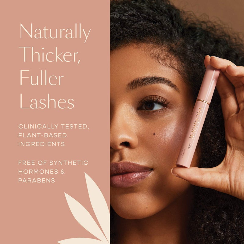 VEGAMOUR سيروم فيغامور جرو لرموش العين، معزز للرموش، سيروم رموش نباتي لرموش أكثر كثافة وامتلاء في غضون 30 يومًا، 3 مل - Image 3