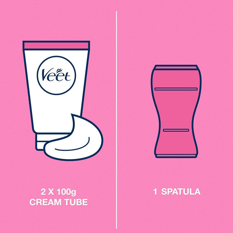 Veet Silky Fresh Hair Removal Cream with Shea Butter & Lily Scent - Image 3