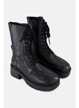 Asos Design Women Wide Fit Zipper Closure Ankle Boots, Black  - Image 1