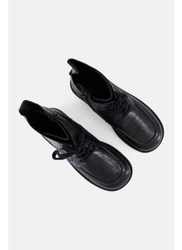 Asos Design Women Wide Fit Zipper Closure Ankle Boots, Black  - Image 3