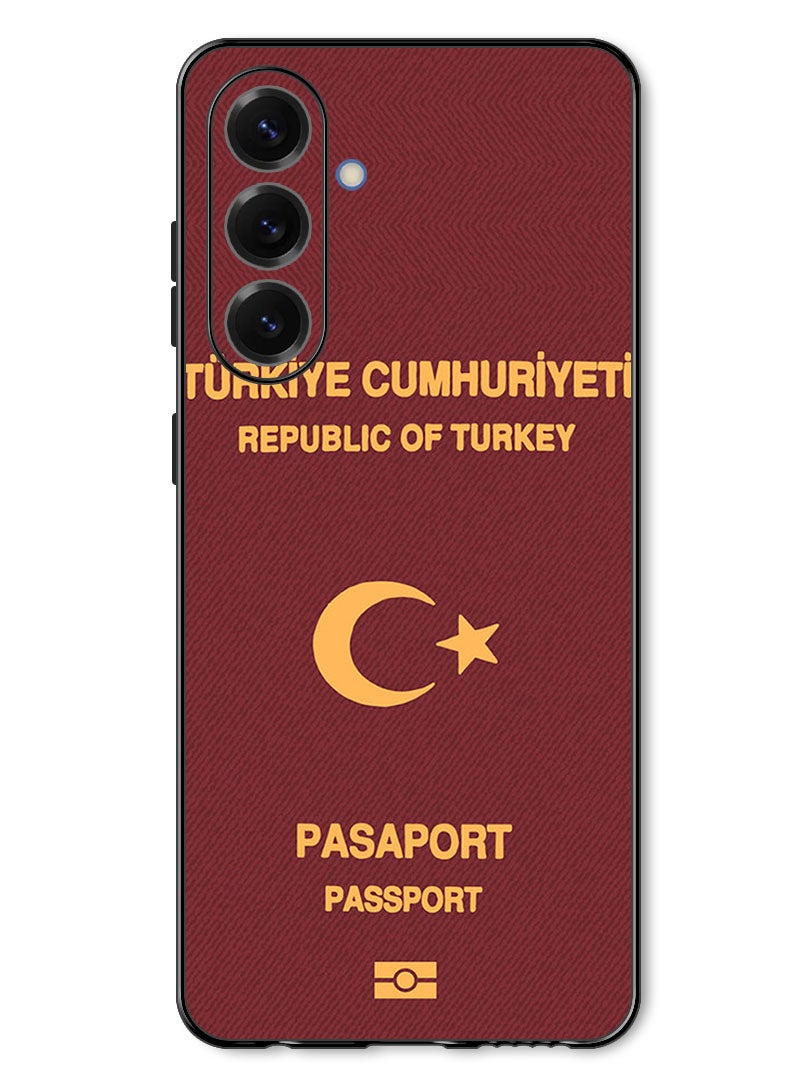 Theodor Case Compatible with Samsung Galaxy A17/ M17 6.7 Inch Protection Shockproof Bumper Cover Turkey Passport - Image 1